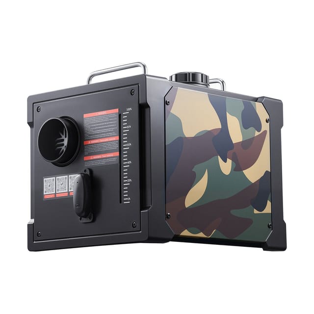 Tragbare Dieselheizung 5-8 Kw 12 V/24 V Mit Bluetooth-steuerung Und Lcd-bildschirm, 7-liter-tank Für Lkw Und Transporter