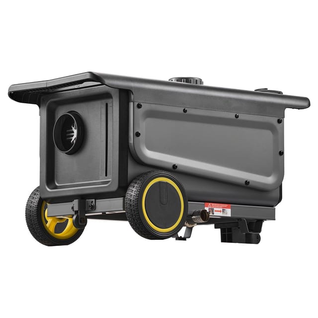 Tragbare Dieselheizung 5-8 Kw Dc 12 V/24 V Mit Bluetooth-steuerung, Lcd-bildschirm, Fahrgestell Und 5-liter-tank Für Lkw Und Transporter