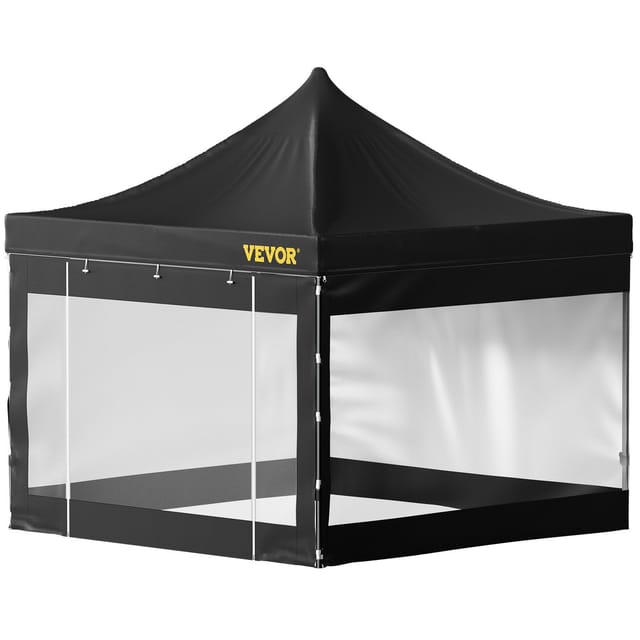 Faltbares Zelt 304,8 X 304,8 Cm Mit Abnehmbaren Wänden, Tragetasche Mit Rollen, Uv-beständig, Wasserdicht, Ideal Für Gärten Und Veranstaltungen