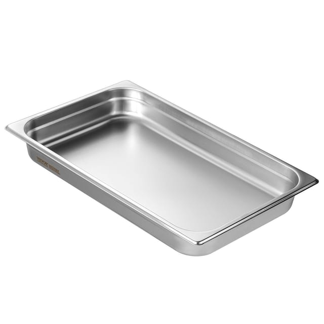 6er-set Hotel-bain-maries, Große, Verstopfungsfreie Bain-maries, 0,8 Mm Edelstahl-tischplatte, Für Restaurants, 6,35 Cm Tief, Für Catering Und Industrie