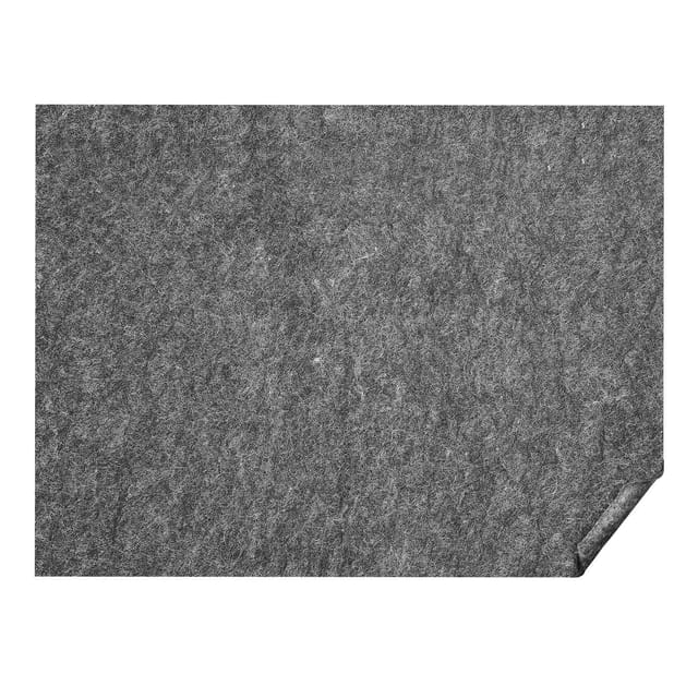 Rutschfester Teppich, 274 X 31,1 Cm, Dicke Polyesterpolsterung Für Optimalen Komfort Auf Allen Bodenbelägen, Grau, Zertifiziertes Material