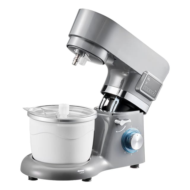 Eismaschine Mit 1,7 L Fassungsvermögen, 6-stufigem Elektrischem Mixer, Led-digitalanzeige, Inklusive Zubehör, Für Hausgemachtes Eis