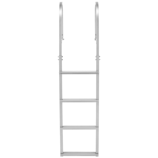 Bootsleiter Aus Aluminium, 4 Stufen, Tragkraft 227 Kg, Schnelle Montage, Geeignet Für Seen Und Schwimmbäder, Zertifizierte Ausrüstung