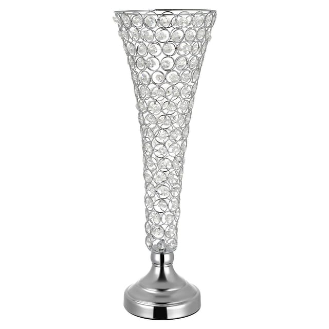 Set Aus 4 Blumenständern Für Hochzeiten, 51 Cm Hoch, Kristall, Zur Tischdekoration, Bankette Und Empfänge