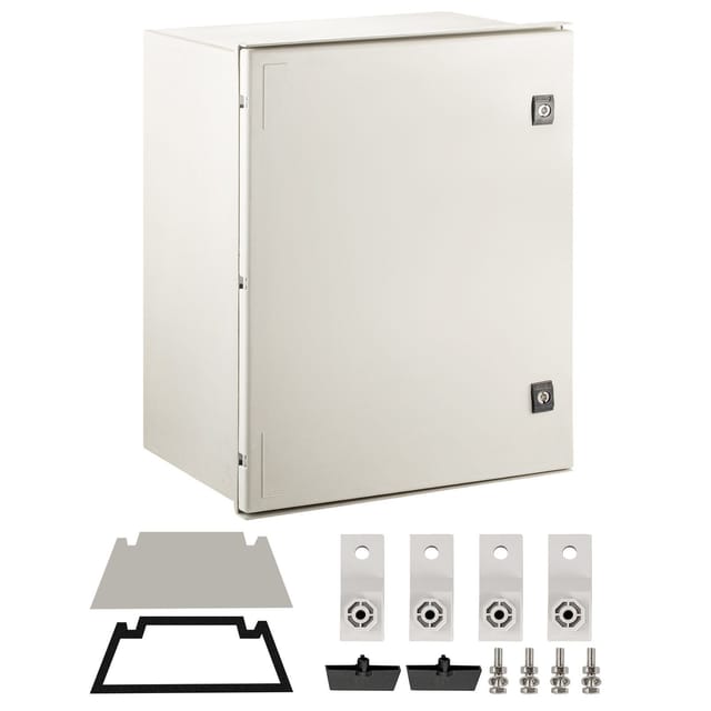Elektrisches Stahlgehäuse Nach Nema-standard, 60 X 50 X 23 Cm, Ip66-glasfasergehäuse Für Den Innen- Und Außenbereich
