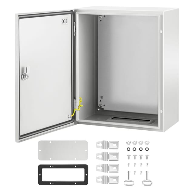 Elektrisches Stahlgehäuse Nema 4x, 50 X 40 X 25 Cm, Ip66 Wasserdicht, Für Innen- Und Außeninstallationen