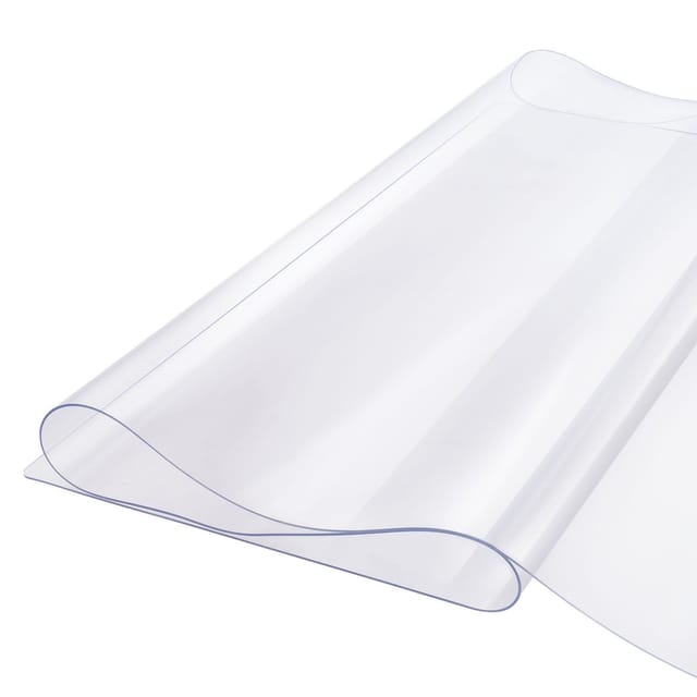 Transparente Kunststofftischdecke (24 X 96 Zoll), 1,5 Mm Dicker Pvc-tischschutz, Leicht Zu Reinigen, Für Büro Und Esszimmer
