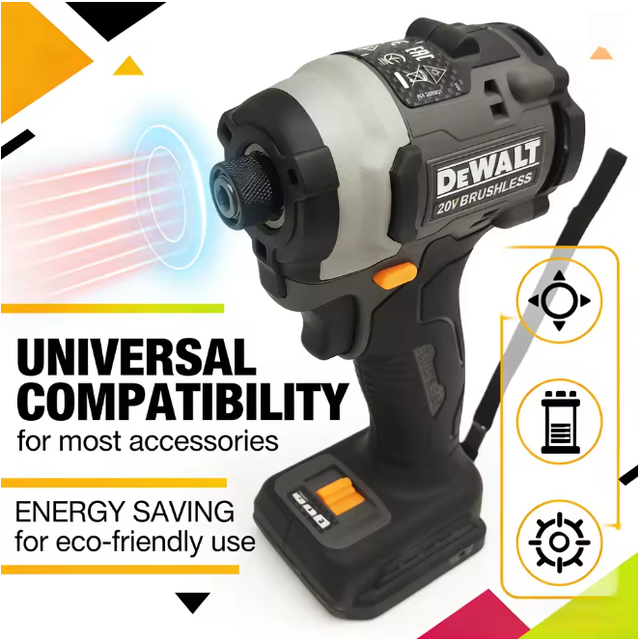 Dewalt Dcf85m Visseuse À Chocs Sans Fil 18v Xr Brushless, Couple 205nm, Outil Nu, Sans Batterie Ni Chargeur