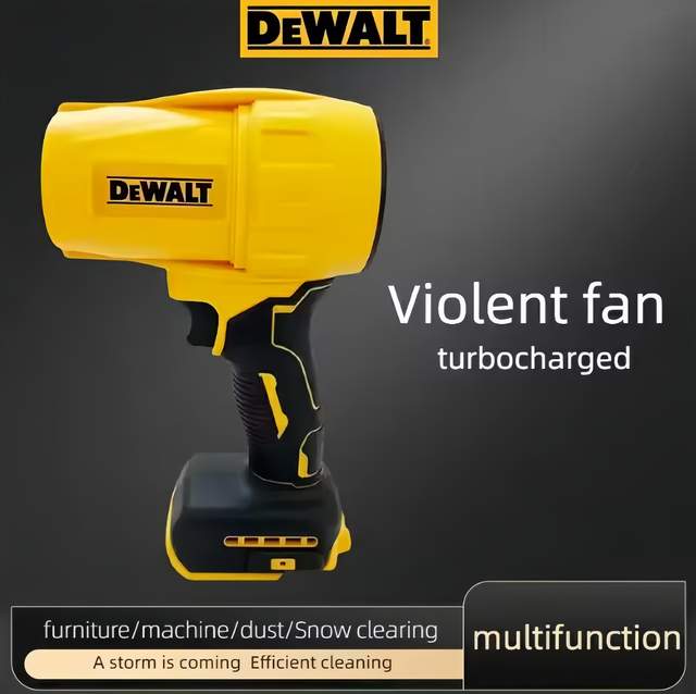 Dewalt Dw317 Souffleur Sans Fil 18v Xr, Flux D’air Puissant, Corps Seul Sans Batterie Ni Chargeur, Nettoyage Poussière Atelier Automobile