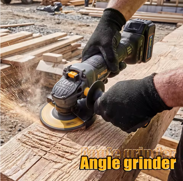 Dewalt Dcg406 Meuleuse D'Angle Sans Fil 18v Xr 125mm, Kit Batterie Et Chargeur, Travaux Rénovation Chantier Bâtiment