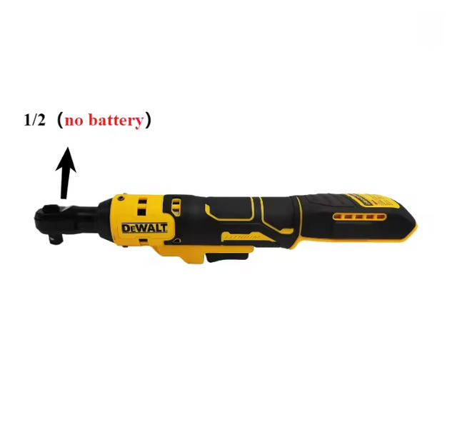 Dewalt Dcf512 Cliquet Sans Fil 18v Xr, Brushless 1/2 Pouce, 95nm, Outil Seul, Maintenance Engins Agricoles Machines Chantier