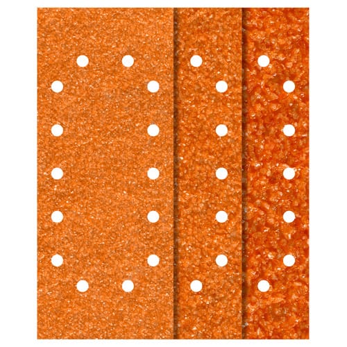 Wolfcraft Schleifstreifen Korund K40 K80 K120 115 X 280 Mm 25 Stück Für Schwingschleifer