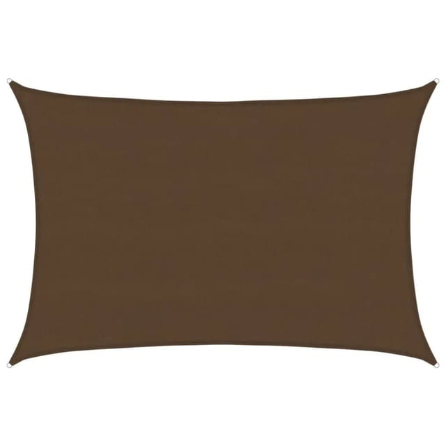 Vidaxl Sonnensegel 160 G/m² Braun 5x6 M Hdpe