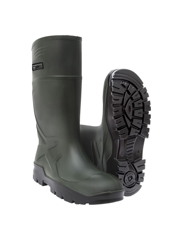 Arbeitsstiefel Pu Wellington O4 Ci Fo Grün 41