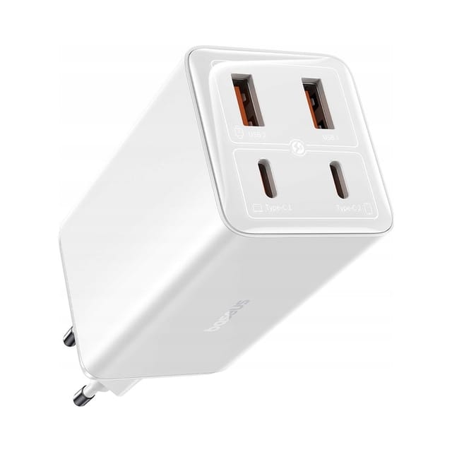 Baseus Gan6 Pro 100w Wandladegerät Weiß 1 Stück.