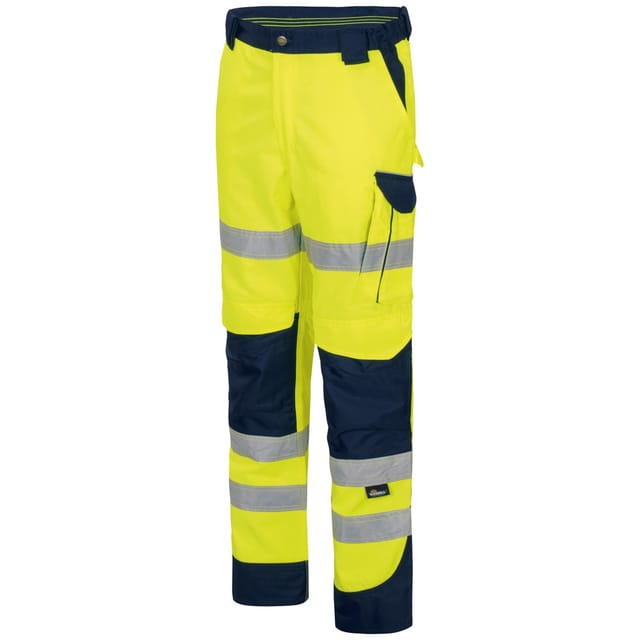 Vizwell - Warn-bundhose Vwtc113 Gr. 30 Gelb/marine