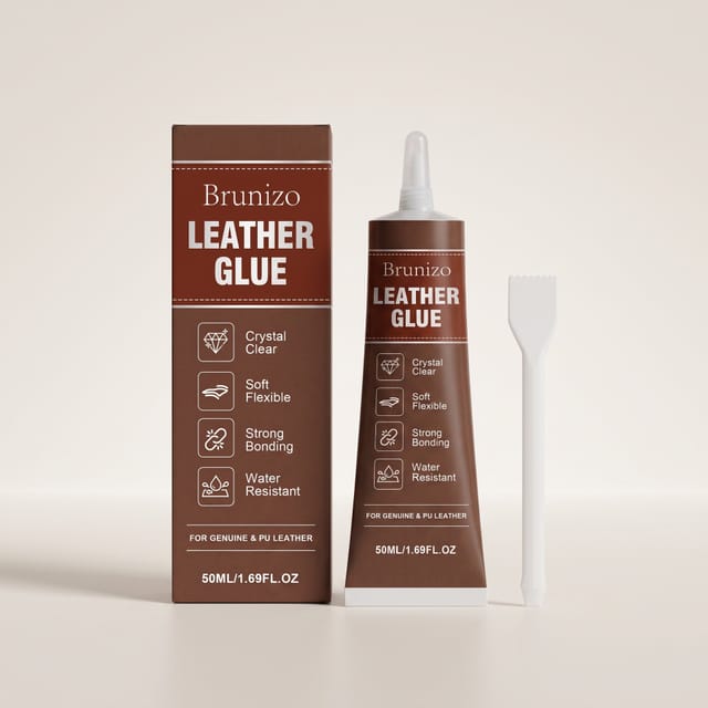 Lederkleber Für Den Haushalt, Ledermöbel Und Sitzmöbel – Tägliche Reinigung, Restaurierung Und Politur – Praktischer Kleber – 50 Ml + Rakel 1