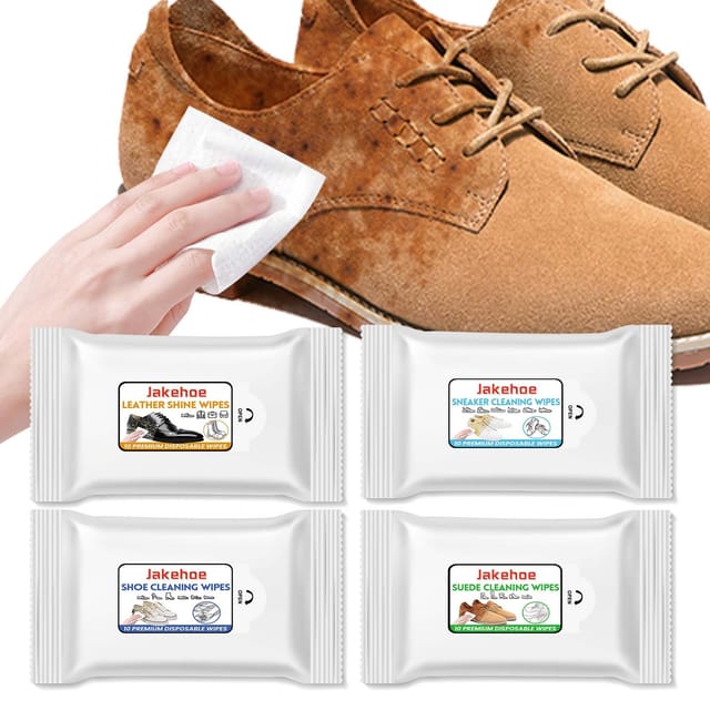 Lederreinigungstücher (schuhe, Turnschuhe, Geldbörsen, Sofas) – Mehrzwecktücher, Waschfrei, Praktisch Für Unterwegs – Packung Mit 10 Wildlederreinigungstüchern
