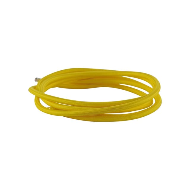 Justlight Textilkabel 1m 3-adrig Gelb Leuchten