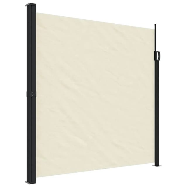 Seitenmarkise Ausziehbar Creme 200x500 Cm Vidaxl