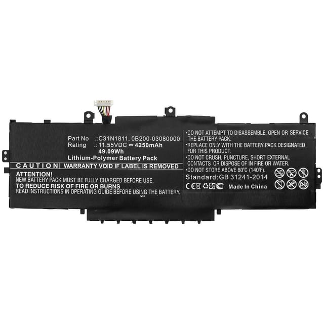 Coreparts Asus Laptop-akku, Mbxas-ba0248