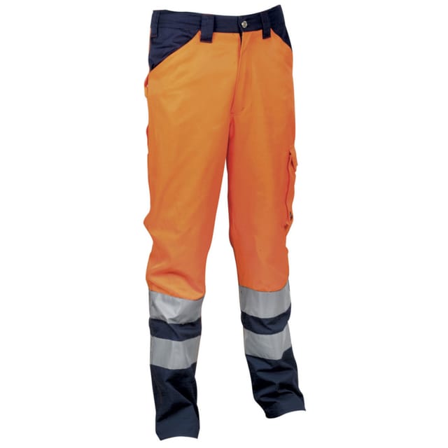 Cofra Warnschutzhose Mit Reflexstreifen Orange M