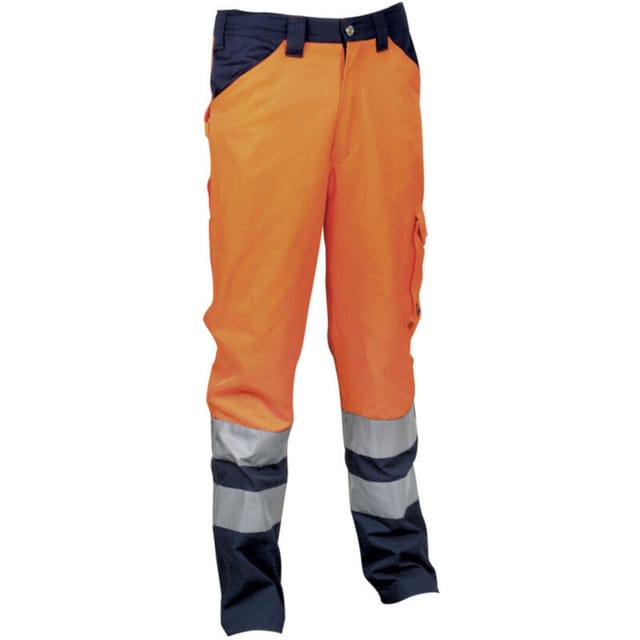 Cofra Warnschutzhose Mit Reflexstreifen Orange Xl