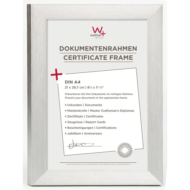 Aluline Alurahmen 021x29,7 Silber