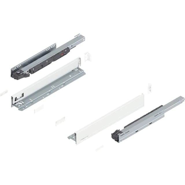 Blum Legrabox Pure Set Höhe N, Blumotion S, 40kg, Nl 450, Seidenweiß
