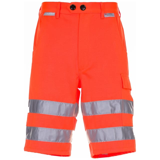 Arbeitshose Shorts Warnschutz Uni Orange Größe M
