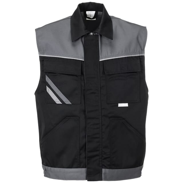Weste Highline Gr. S Schwarz/schiefer/zink - Planam