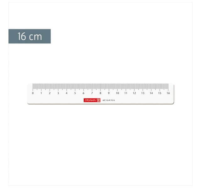 Lineal 16 Cm Glasklar