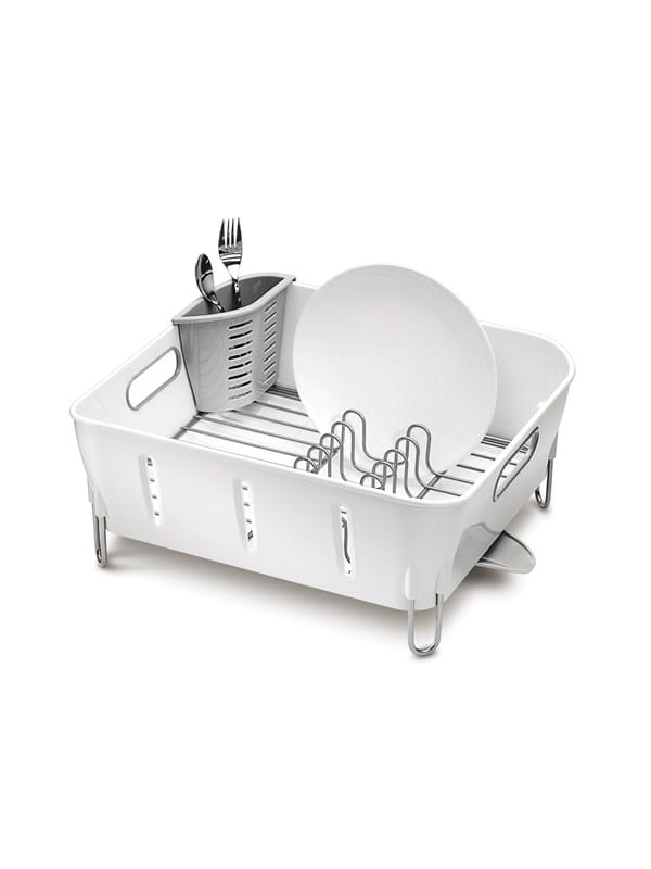 Simplehuman Küchenzubehör - Abtropfgestell 370x326x172 Mm, Weiß Kt1104