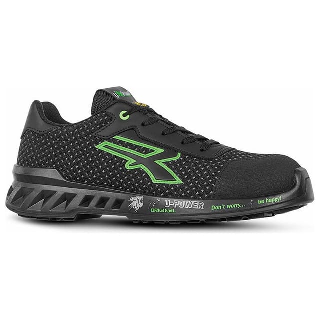 U-power - Steve S3 Src Ci Esd Sicherheitsschuhe - 44 Eu - Schwarz / Grün