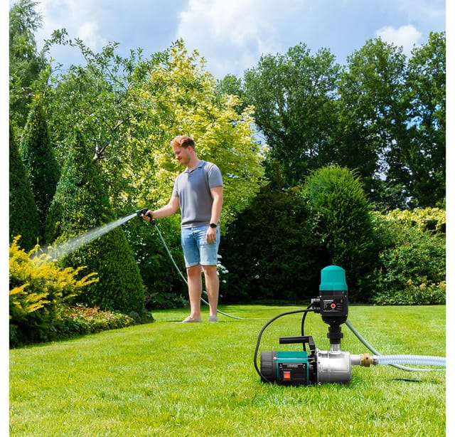 Hydrophorpumpe / Automatikpumpe – 1000 W – 3500 L/h Mit Druckschalter – Trockenlaufschutz