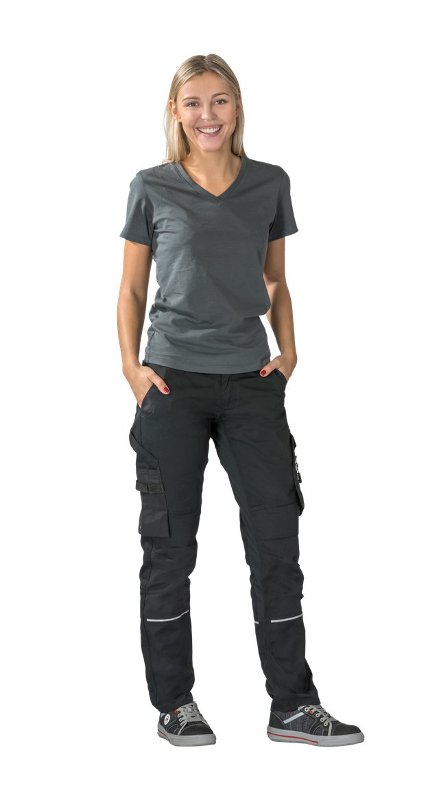 Planam Norit Damen Bundhose Schwarz/schwarz 48