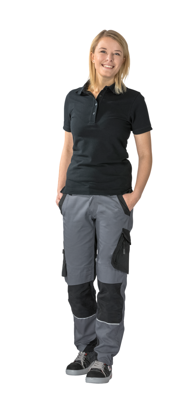 Planam Norit Damen Bundhose Schiefer/schwarz 54