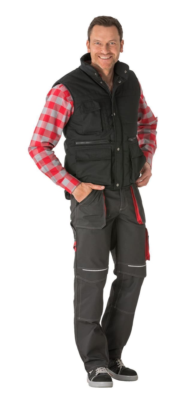 Planam Outdoor Turbo Weste Schwarz 6xl