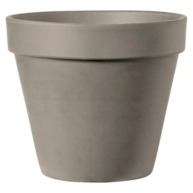 Grafitvase 17cm Grau - Deroma
