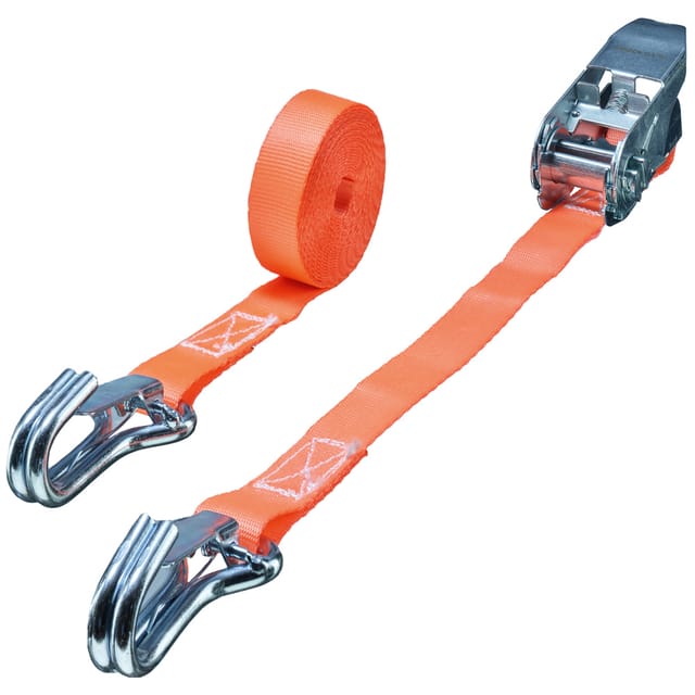 Tector - Zurrgurt, Ratschen-, 2-teilig, Spitzhaken + Sicherungsfeder 25mm X 4m Lc 500 Dan