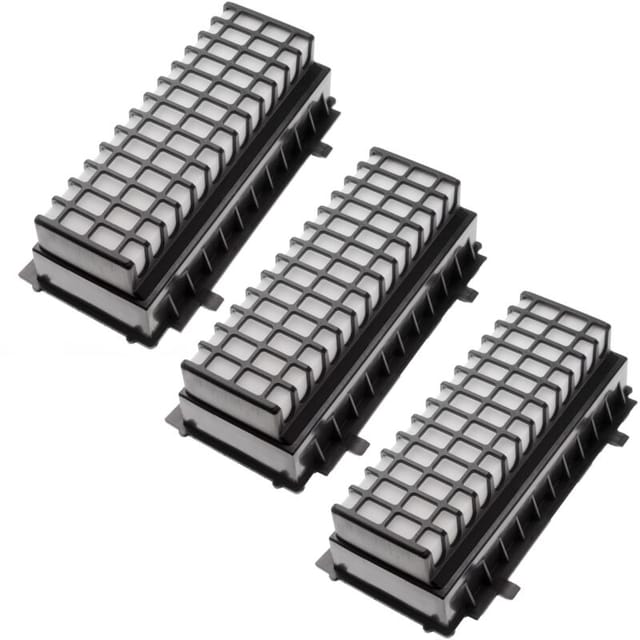 3x Staubsaugerfilter Kompatibel Mit Bosch Bgs51230, Bgs51261, Bgs51410/01, Bgs51432, Bgs51430, Bgs51431/01 Staubsauger - Hepa-filter Schwarz Weiß - Vhbw