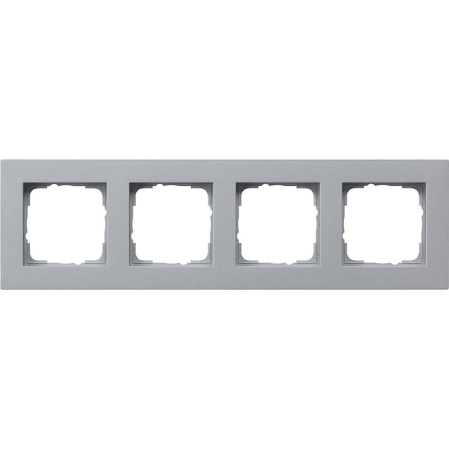 Gira Abdeckrahmen 4f Flach Gira E2 F Alu 0214255