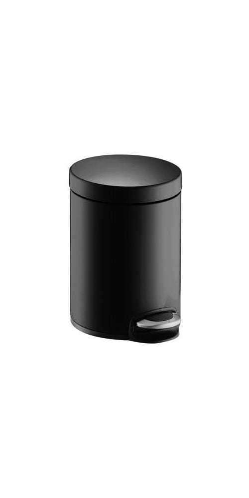 Tretabfalleimer The Silent Classic 20,4 X 29,2 Cm (d. X H) 5l Stahlblech Schwarz