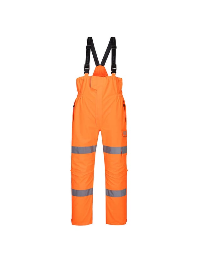 Trägerhose Für Extreme Bedingungen Farbe: Orange Größe Xxxl - Portwest