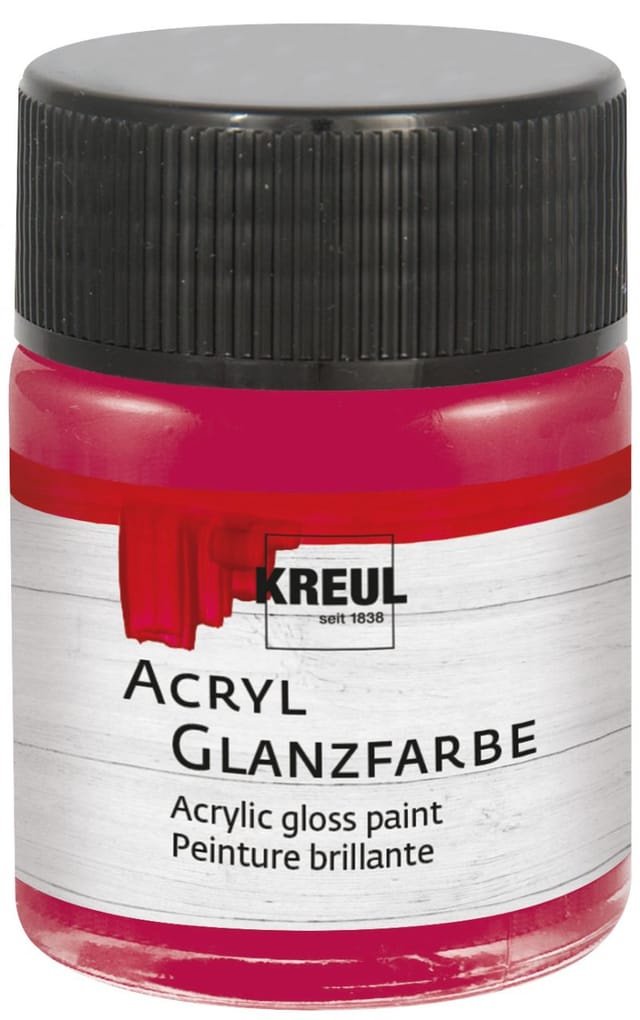 Kreul Acryl Glanzfarbe Bordeaux 50 Ml Glanzfarbe