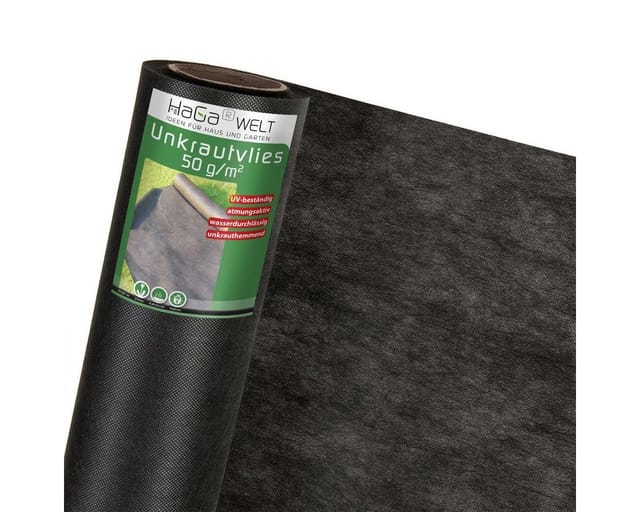 Haga - Gartenvlies 50g/m² 1,2m X 10m Unkrautvlies Schutzvlies Mulchvlies