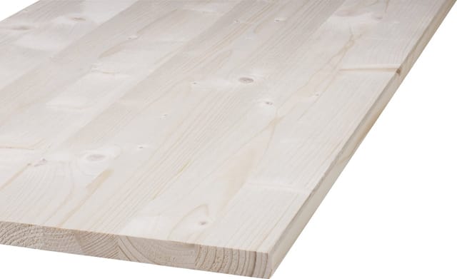 Binderholz - Massivholzplatte Fichte Oberfläche Geschliffen 100 X 20 Cm 18 Mm Leimhölzer