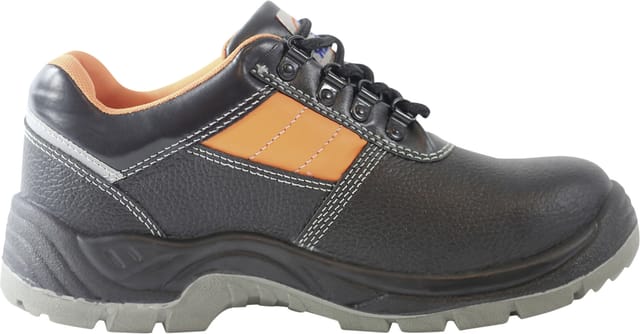 Power Safe - Sicherheitsausführung: Halbschuh Jens Größe: 43, S3, Schwarz-orange