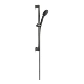 Duravit - Duschsystem Universal 700 Mm, Mit 3 Strahlarten (rain, Intense Rain, Soft Rain), Höhenverstellbare Handbrause Und Brauseschlauch Mit Verdrehschutz, Schwarz Matt