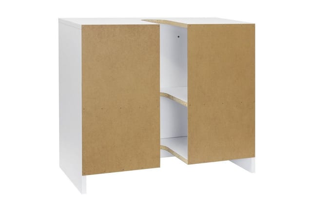 Stabilo Sanitär - Waschtischunterschrank 'elsa', Weiß, Glänzend, 2-türig 60x33x58cm